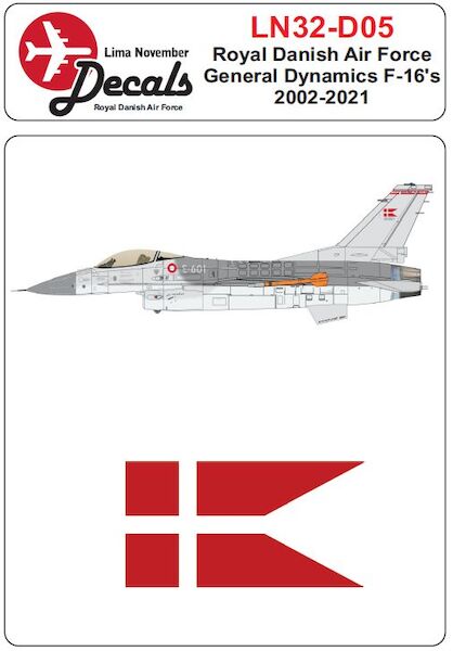 Royal Danish AF F16 in the old scheme 2002-2021  LN32-D05