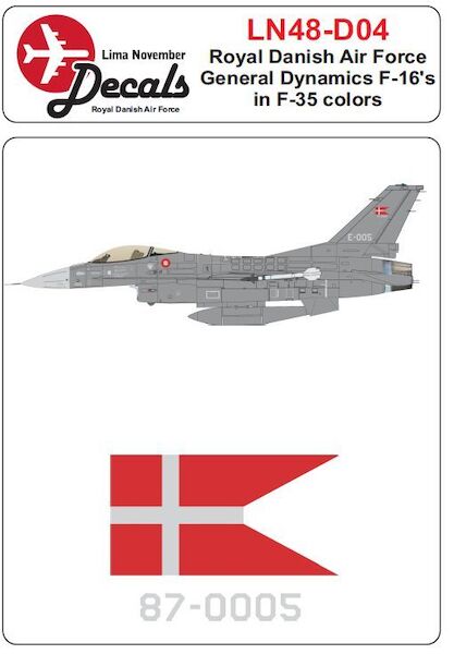 Royal Danish AF F16 in the new F-35 scheme  LN48-D04