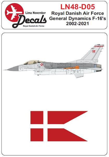 Royal Danish AF F16 in the old scheme 2002-2021  LN48-D05