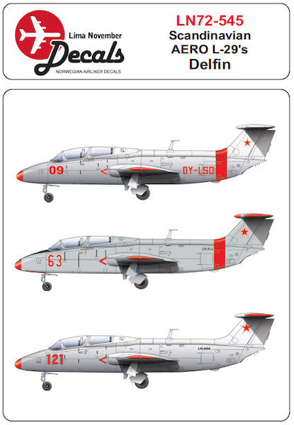 Scandinavian Aero L29 Delfin (3x)  LN72-545
