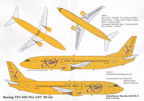 Boeing 737-400 (LOT - 80 lat (80 Years))  LD144-03