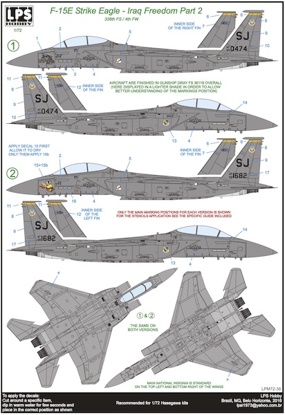 F15E Strike Eagle "Iraq Freedom" Part 2  LPM72-38
