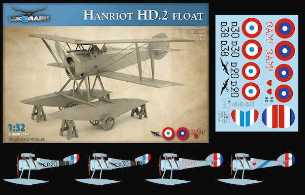 Hanriot HD2 Float (French and US markings)  32-049
