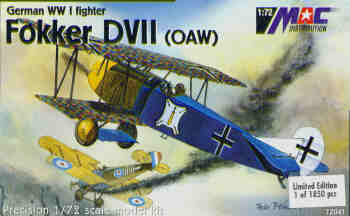 Fokker DVII (OAW)  72041