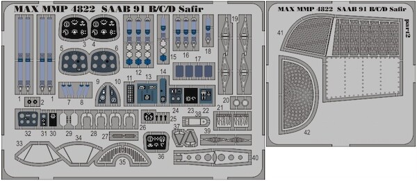 SAAB 91 Safir detail set (Tarangus)  MMP4822