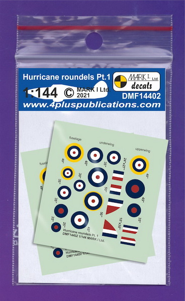 Hurricane roundels Part1 (2 sets)  DMF14402