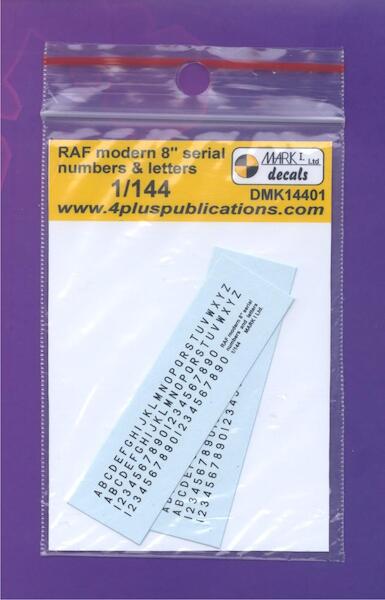 RAF modern 8" s/n & letters (2 sets)  DMK14401
