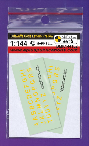 Luftwaffe Code Letters - Yellow  DMK144102