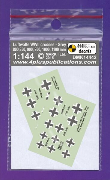Luftwaffe WWII Crosses - grey  DMK14442