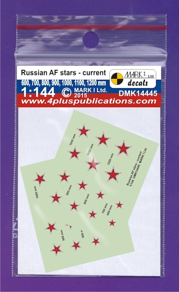 Russian AF stars, modern, 2 sets  DMK14445