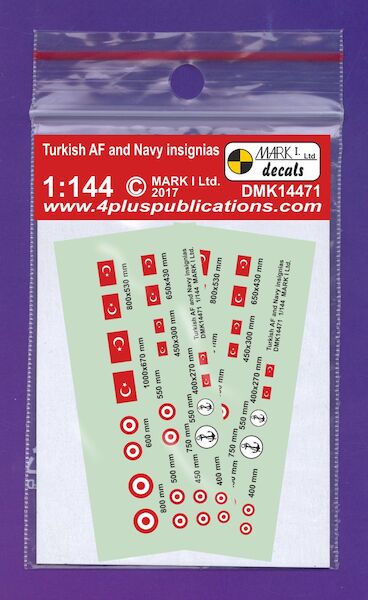 Turkish Air Force and Navy Insignia (Roundels and flags)  DMK14471