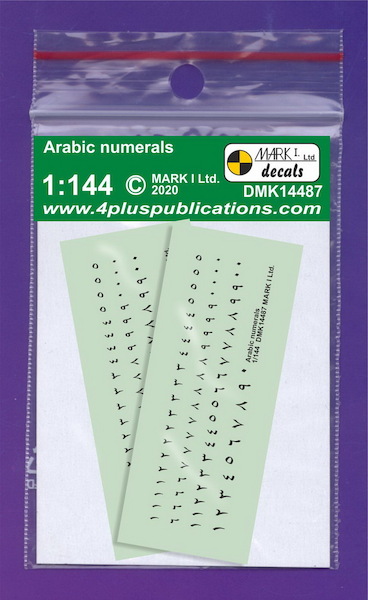 Arabic Numerals, Black  DMK14487