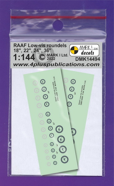 RAAF Lo-Viz roundels (2 sets)  DMK14494