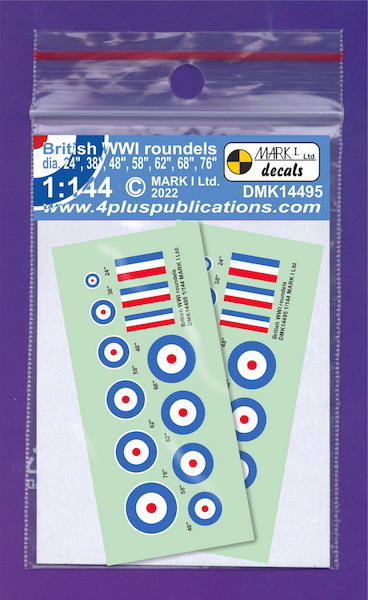 British WWI roundels (2 sets)  DMK14495