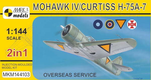 Curtiss H-75/Mohawk Mk.III ''Overseas Service including Dutch KNIL-LA! "(2 kits included)  MKM144103