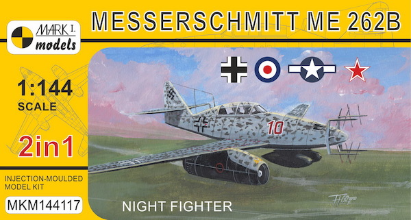 Messerschmitt Me262B (Luftwaffe, RAF, USAAF, Soviet AF) 2 kit2 included)  MKM144117