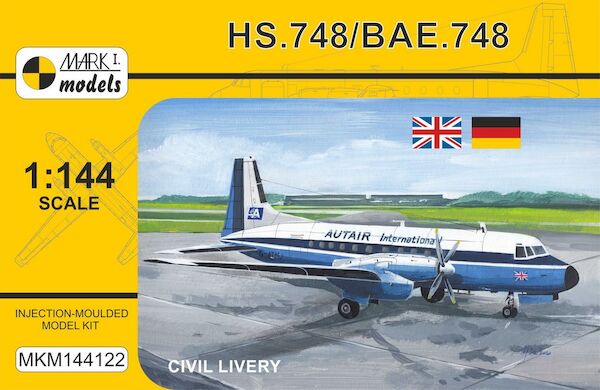 Hawker Siddely HS748/BAe.748 'Civil Livery' (Autair, Scottish European, DLT) (REISSUE)  MKM144122
