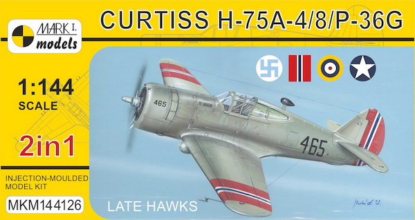 Curtiss H75A-4/A-8/P-36G 'Late Hawks'(2 kits included)  MKM144126