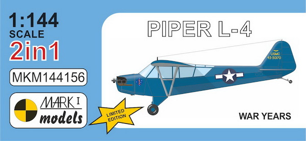 Piper L4 'War Years' (2 kits included )  MKM144156