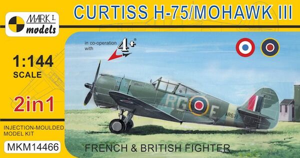 Curtiss H-75/Mohawk Mk.III 'French & British Fighter' (2 kits included)  MKM14466