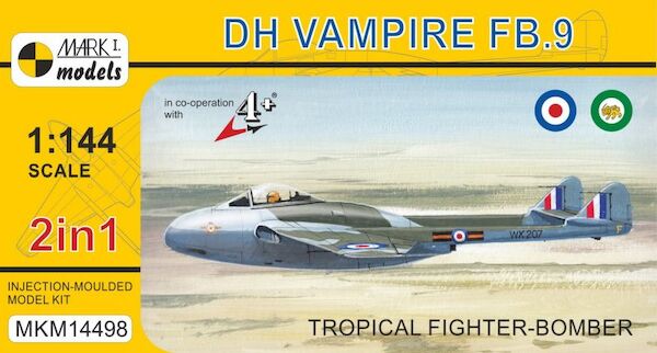DH Vampire FB.9 'Tropical Fighter-Bomber' (2in1)  MKM14498