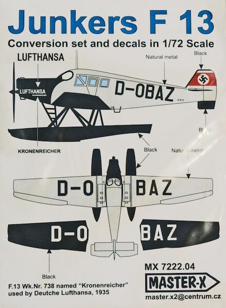 Junkers F13 (Lufthansa -floats)  MX7222.04