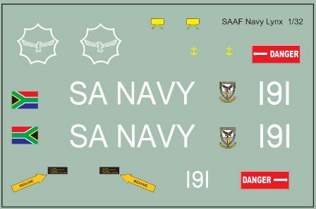 South African NAVY Lynx  32-018