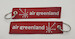 Keyholder with Air Greenland on both sides  KEY-GREEN