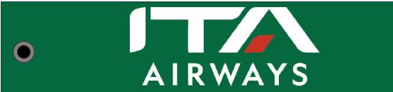 Keyholder with ITA Airways on both sides  KEY-ITA
