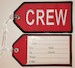 Crew baggage tag (red background) TAG-CREWR