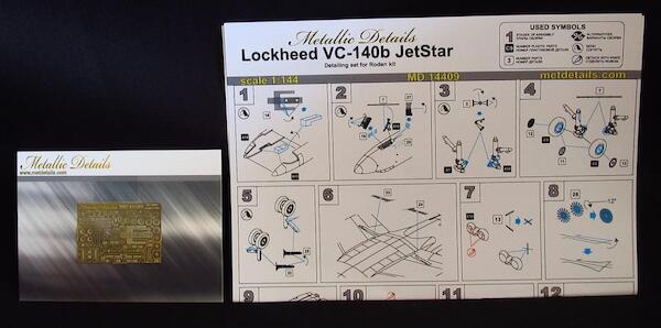 Detailset Lockheed VC140b JetStar (Roden)  MD14409