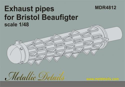 Hedgehog Exhaust Pipes for Bristol Beaufighter  MDR4812