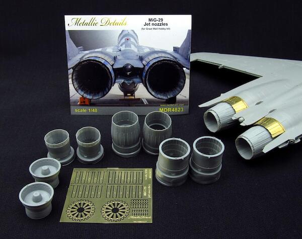 Mikoyan Mig29 Jet nozzles (Great wall Hobby)  MDR4823
