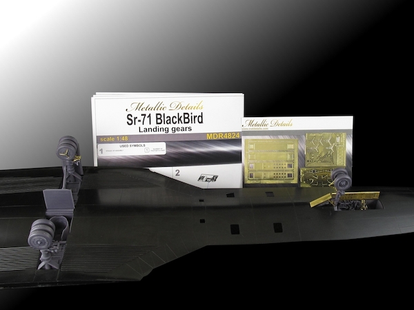 SR71 Blackbird Landing Gear (Testor/Italeri)  MDR4824