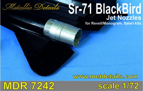 SR71 Blackbird Jet Nozzles Cone (Testor/Italeri)  MDR7242