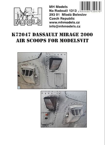 Dassault Mirage 2000 air scoops (Modelsvit)  K72047