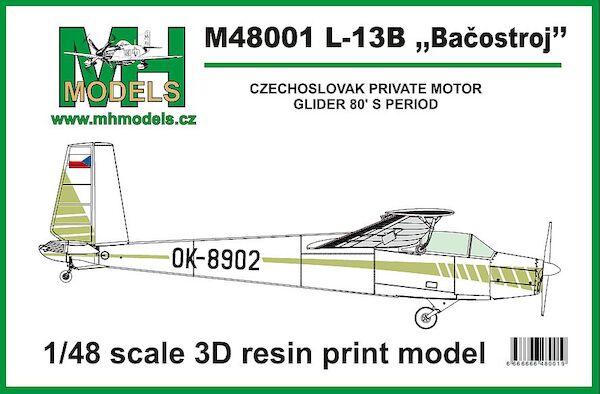 L-13B Bacostroj Czechoslovak private motor glider  MH M48001