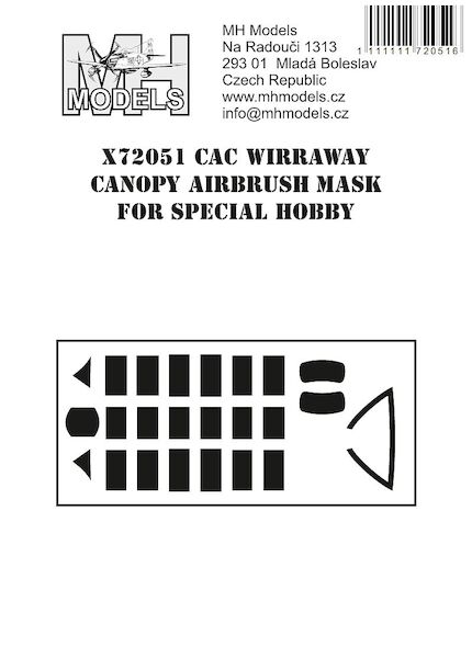 CAC Wirraway Canopy Masks  (Special Hobby)  X72051