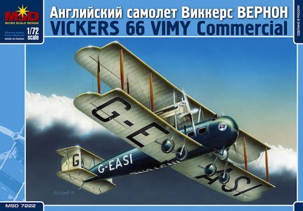 Vickers 66 Vimy Commercial / Vernon (Instone, RAF) (RESTOCK)  MSD7222