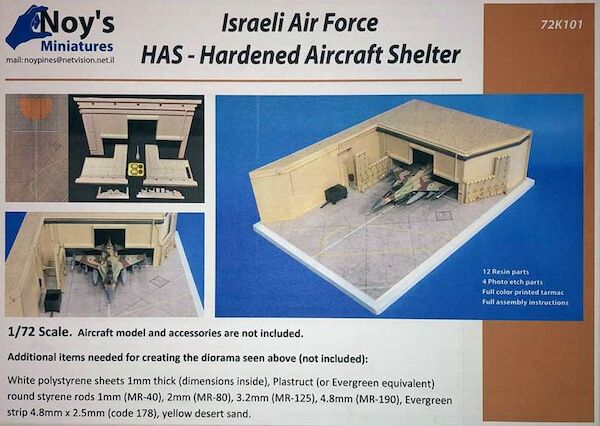 Israeli Air force HAS -Hardened Aircraft shelter set  72K101