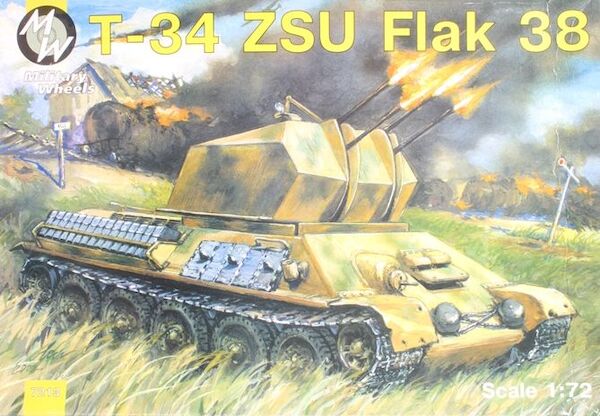 T34 ZSU with Flak 38 (German Army 1943)  7213