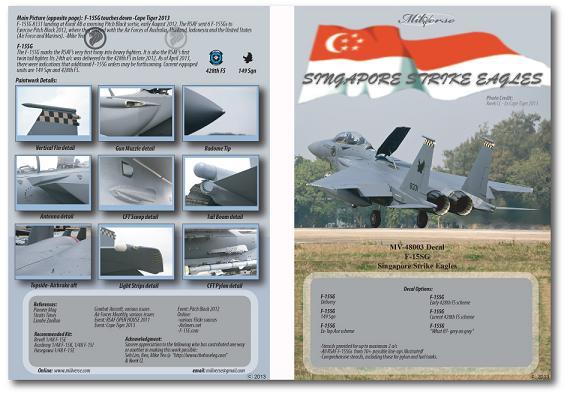 Singapore Strike Eagles (Singapore F15SG)  MV-48003