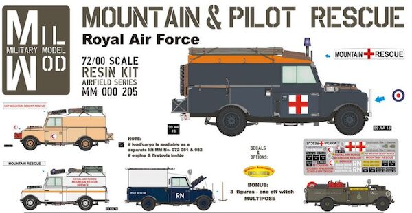 Land Rover Srs 1 107 inch, Pilot rescue (RAF Mountain Rescue)  MM000-205