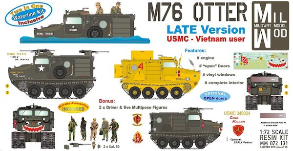 M76 Otter Late version (USMC)  MM072-131