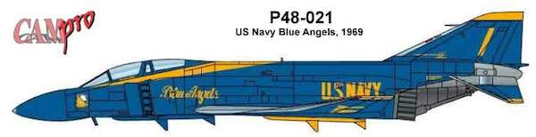 F4J Phantom (Blue Angels 1969 season)  MILSPEC48-054