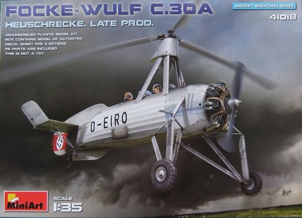 Focke Wulf C30A 'Heuschrecke" Late production (LAST DELIVERY)  41018