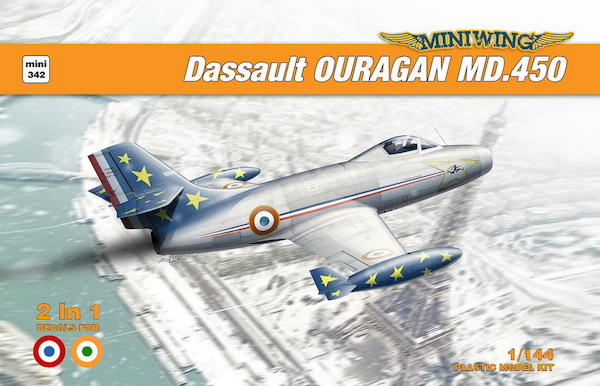 Dassault MD.450 OURAGAN (2 kits)  MINI342