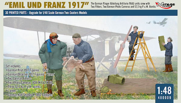 WWI German FA(A) Units Crew 'Emil und Franz 1917' w/Equipment  48009