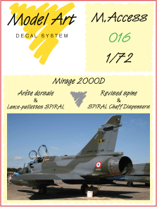 Mirage 2000D Revised Spine & spiral Chaff dispensers  maccess 16