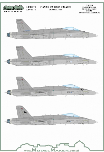 Finnish F/A18C/D Hornet generic set  MMD-72176